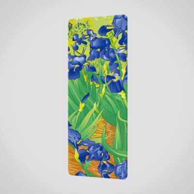 Orange Panda 3D boekenlegger met Van Gogh Irissen ontwerp